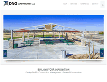 Tablet Screenshot of dngconstruction.com